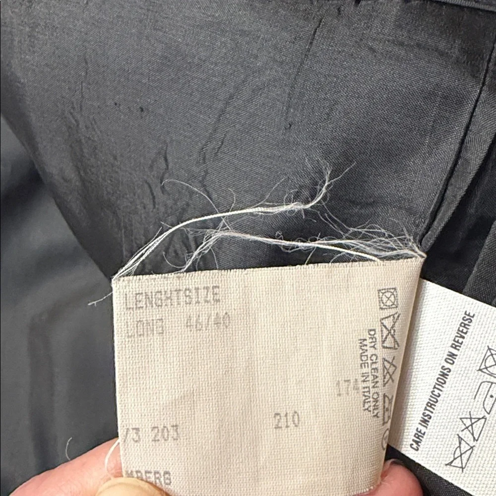 Donna Karan Cashmere Charcoal Men's Blazer. 46/40 Long